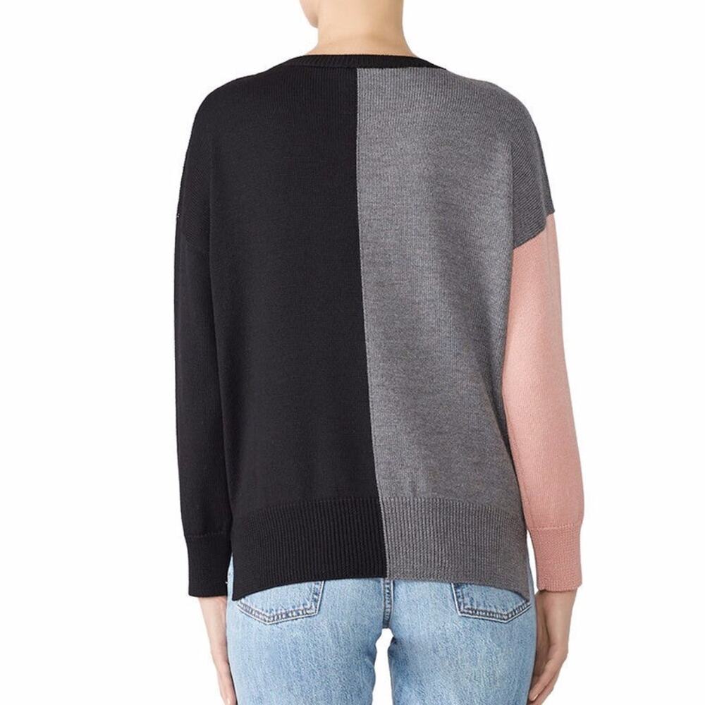 Fuzzi Colorblock Crew Neck Sweater multicolor - XL - Picture 2 of 11